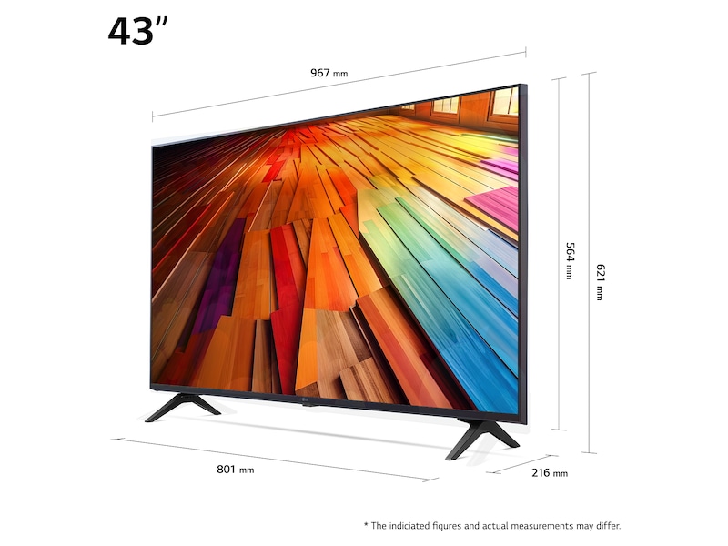 LG 43'' UHD-TV UT80 4K TV (2024) 43UT80006LA TV