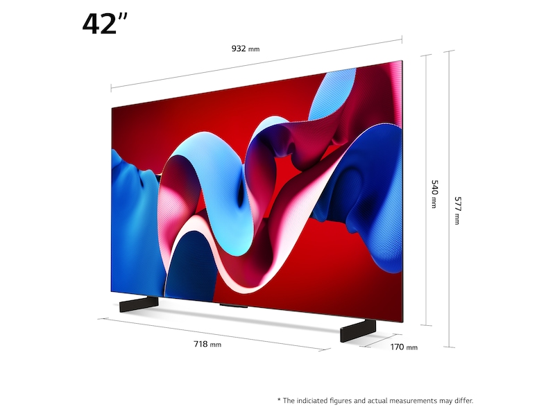 LG 42'' OLED evo C4 4K TV (2024) OLED42C44LA 20 - 49 tommer TV