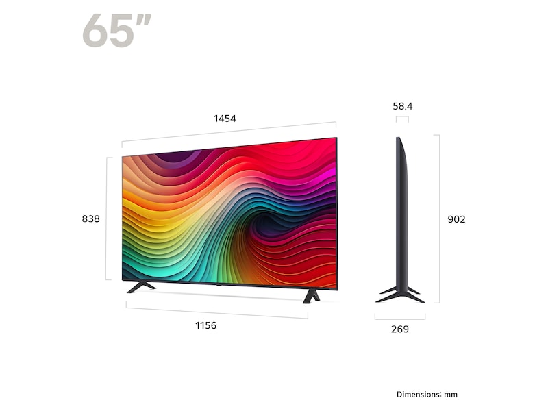 LG 75'' NANO 81 4K TV (2024) 75NANO81T6A 70 - 79 tommer TV