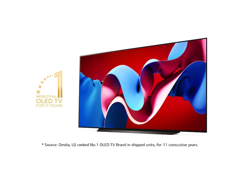 LG 83'' OLED evo C4 4K TV (2024) OLED83C44LA Over 80 tommer TV