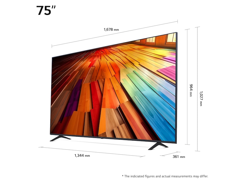 LG 75'' UHD-TV UT80 4K TV (2024) 75UT80006LA TV