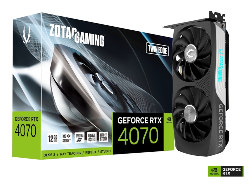 ZOTAC GAMING GeForce RTX 4070 TWIN EDGE 12GB Grafikkort