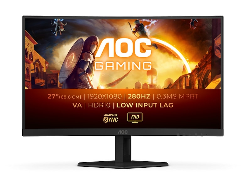 AOC 27" Curved gamingskærm C27G4ZXE Gamingskærme