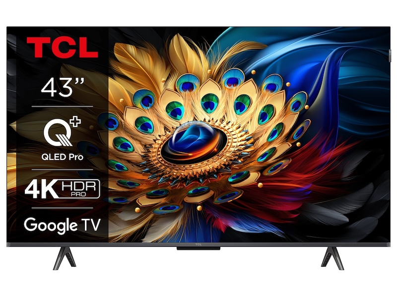 TCL 43" 43C61B QLED Pro 4K Google TV TV