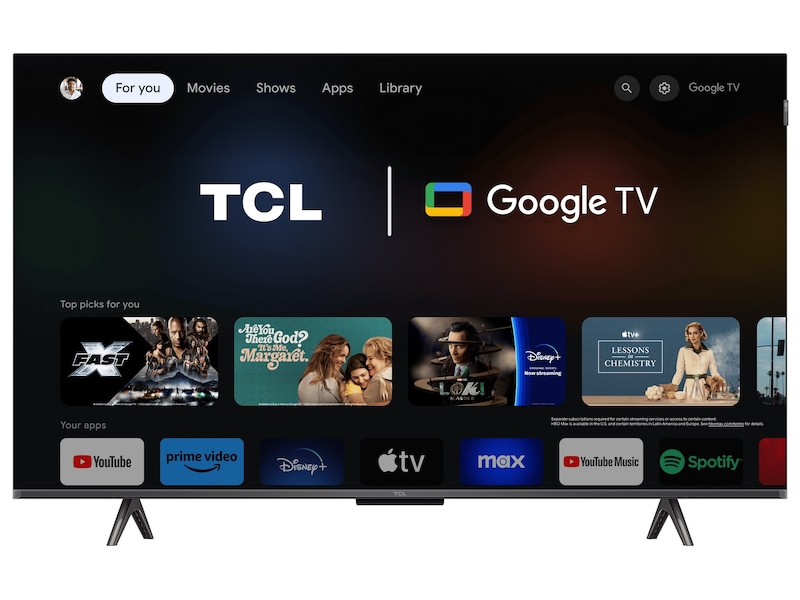 TCL 43" 43C61B QLED Pro 4K Google TV TV