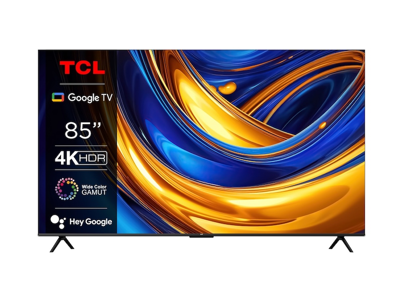 TCL 85" 85V6B 4K HDR Google TV Over 80 tommer TV