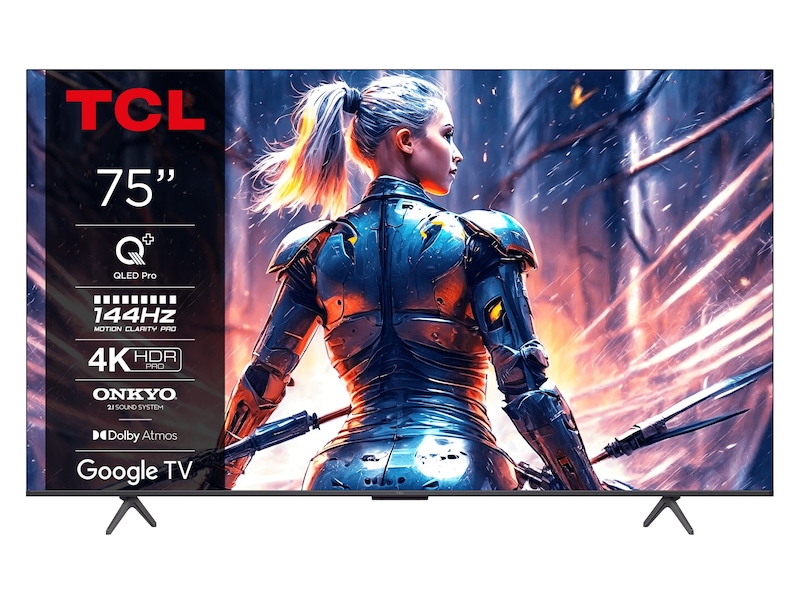 TCL 75" 75T8B QLED Pro 4K Google TV TV