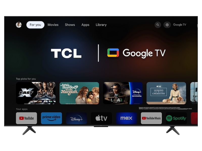 TCL 85" 85C61B QLED Pro 4K Google TV TV