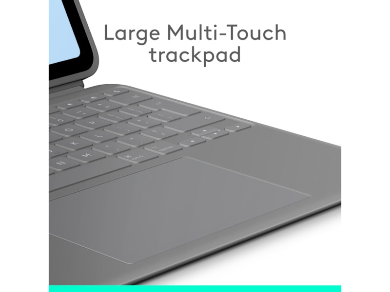 Logitech iPad Air 13" Combo Touch tastaturcover (oxford grey) Cover til tablet