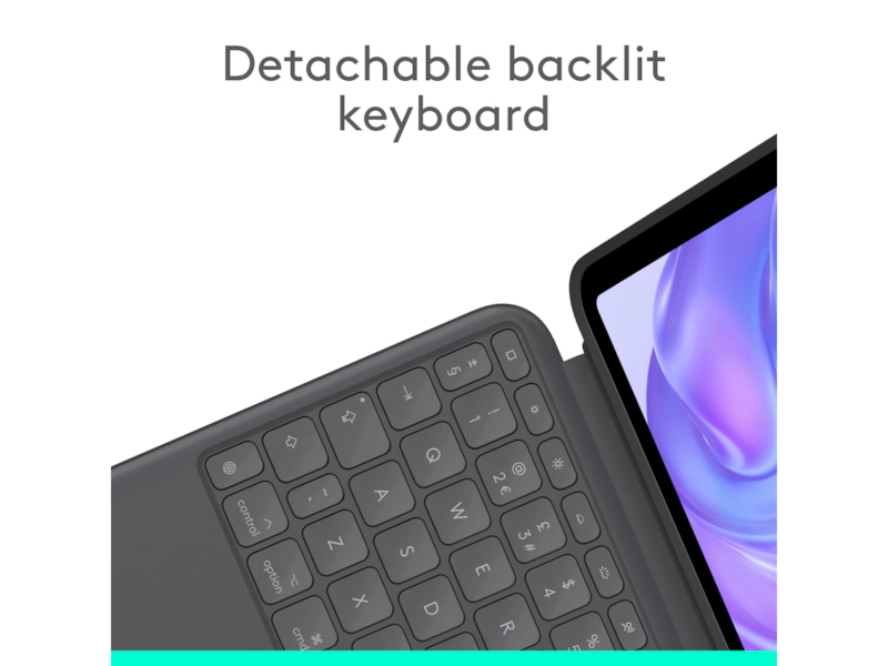 Logitech iPad Pro 11" Combo Touch tastaturcover (grafitt) Cover til tablet