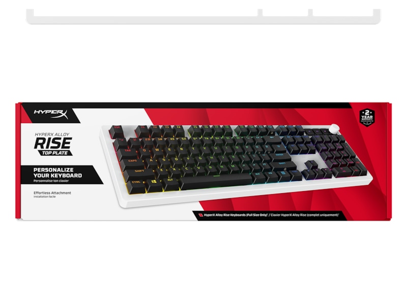 HyperX Top Plates Alloy Rise White Tilbehør til gaming tastatur og mus