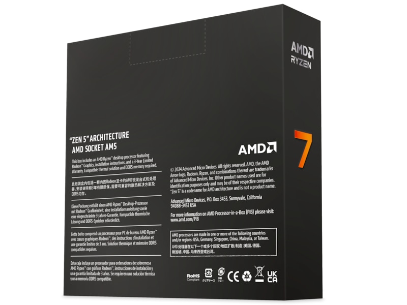 AMD Ryzen 7 9700X CPU Processorer