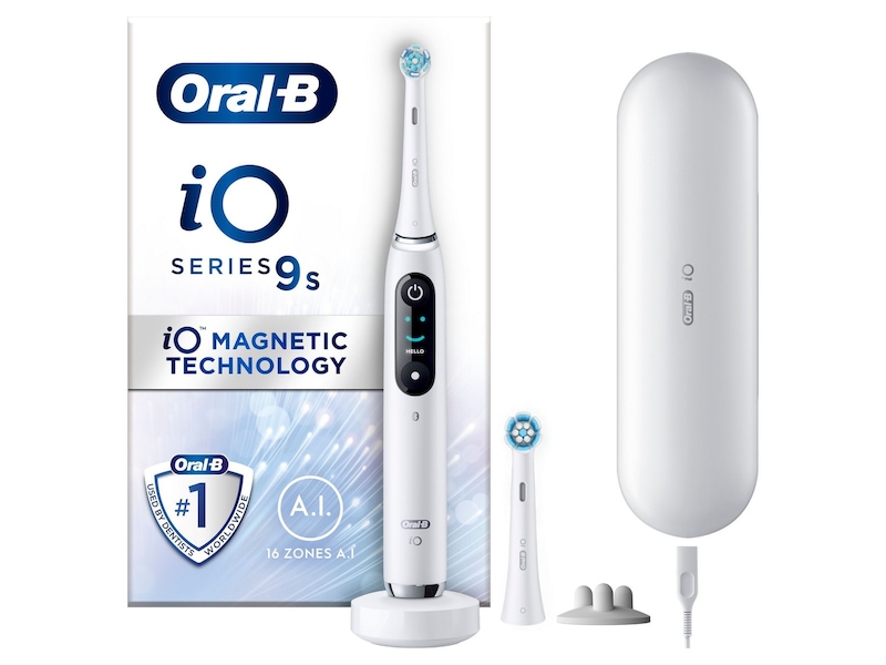 Oral-B iO 9 elektrisk tandbørste (hvid) Elektriske tandbørster