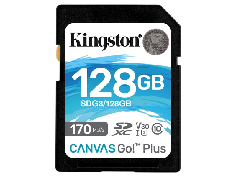 Kingston Canvas Go Plus SDXC 128GB Flash-hukommelse