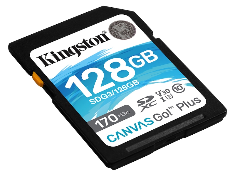 Kingston Canvas Go Plus SDXC 128GB Flash-hukommelse