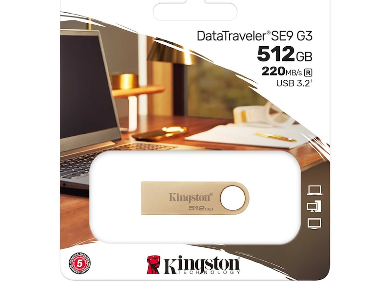 Kingston DataTraveler DTSE9 512GB USB-Hukommelse