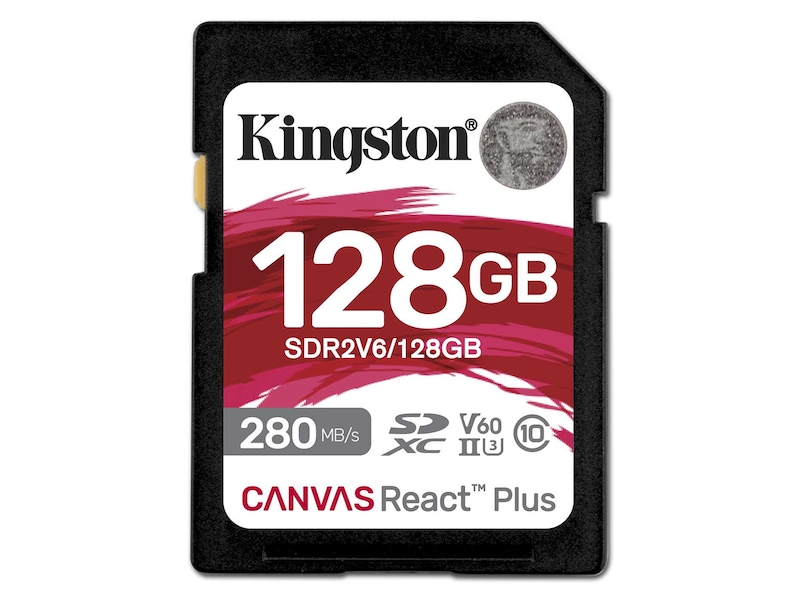 Kingston Canvas React Plus V60 128GB Flash-hukommelse