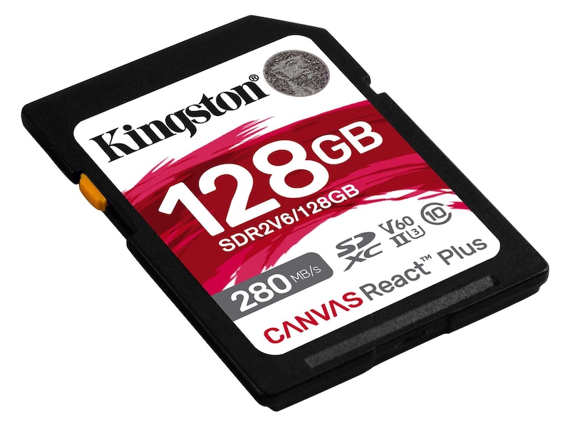 Kingston Canvas React Plus V60 128GB Flash-hukommelse