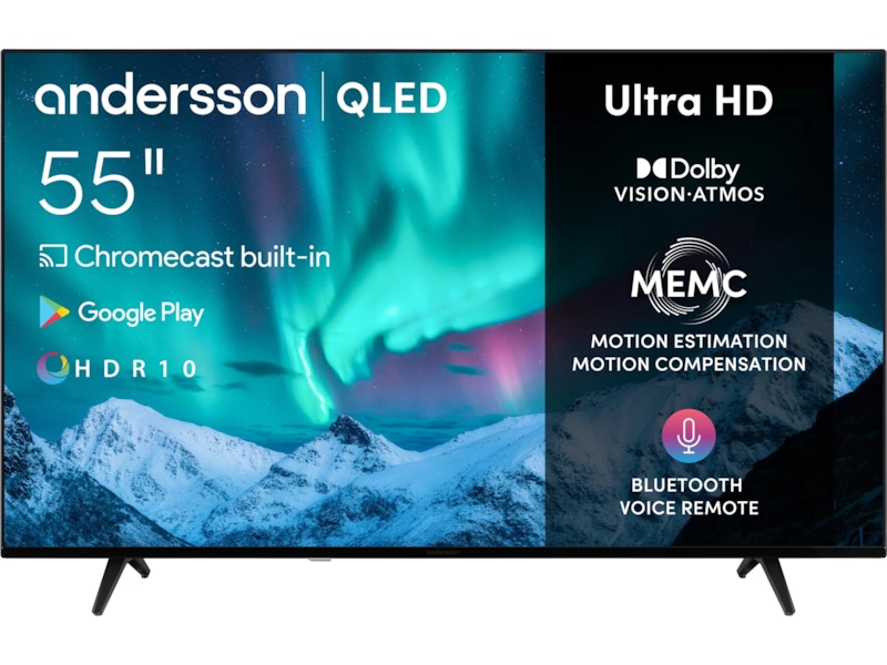 Andersson 55" 4K QLED-TV QLED5550UHD 50 - 59 tommer TV