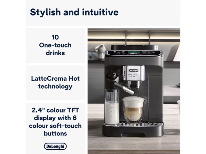 Delonghi Magnifica EVO Next ECAM310.60.B Automatisk kaffemaskine Espressomaskiner