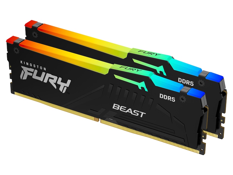 Kingston FURY Beast RGB DDR5 6000MHz 32GB Hukommelse (RAM)