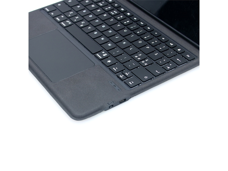 4smarts iPad Pro 11" 2-i-1 Tastaturcover (grå) Tastatur og stylus