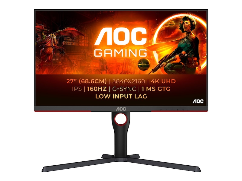 AOC 27" 4K gamingskærm U27G3X/BK Gamingskærme