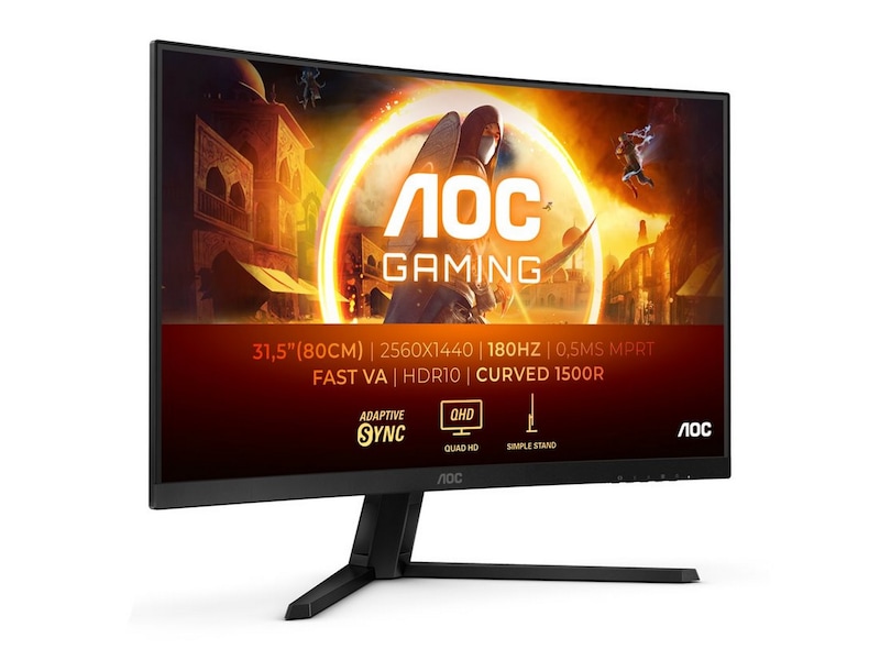 AOC 32" curved gamingskærm CQ32G4VE Gamingskærme