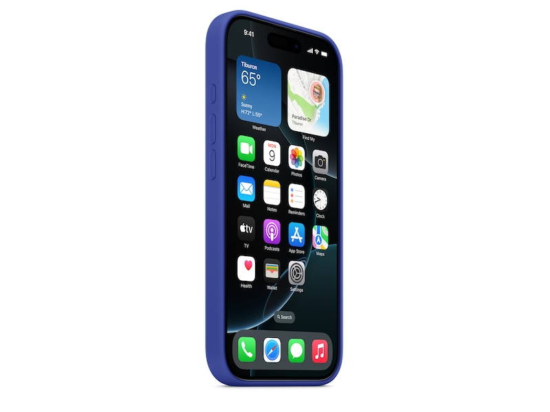 Apple iPhone 16 Pro Silikonecover (ultramarin) Mobilcover