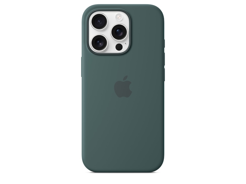 Apple iPhone 16 Pro Silikonecover (søgrøn) Mobilcover