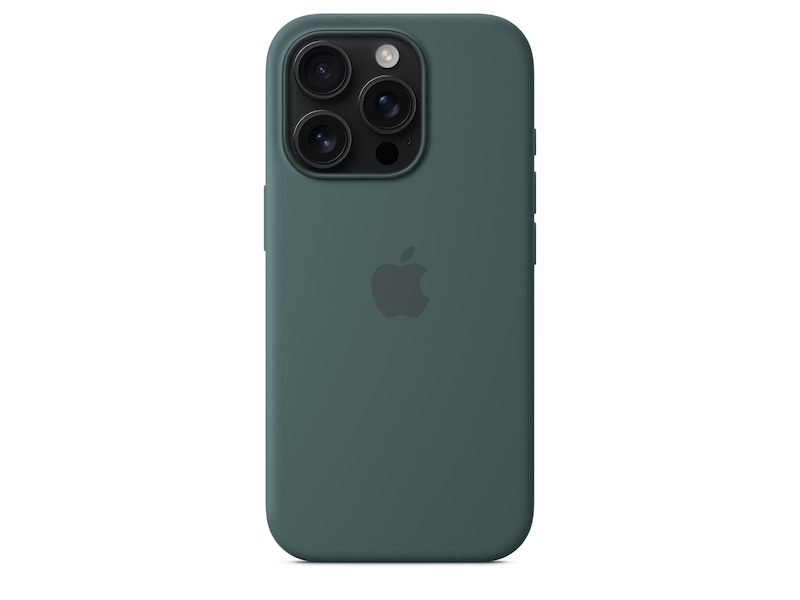 Apple iPhone 16 Pro Silikonecover (søgrøn) Mobilcover