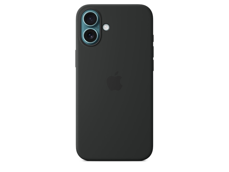 Apple iPhone 16 Plus Silikoncover (sort) Mobilcover