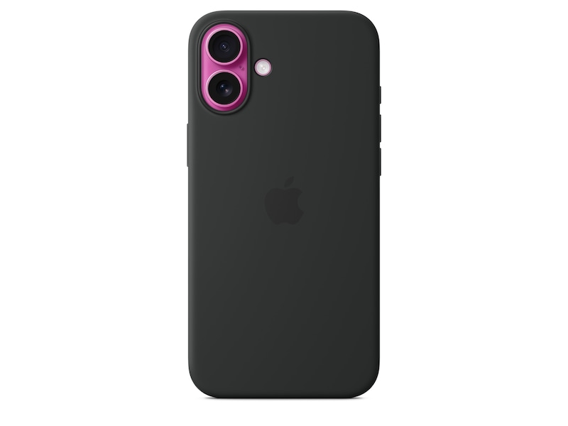 Apple iPhone 16 Plus Silikoncover (sort) Mobilcover