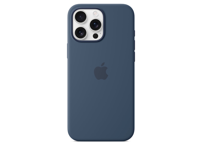 Apple iPhone 16 Pro Max Silikonecover (denim blå) Mobilcover