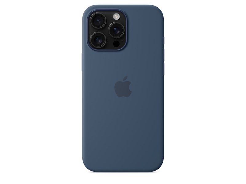 Apple iPhone 16 Pro Max Silikonecover (denim blå) Mobilcover