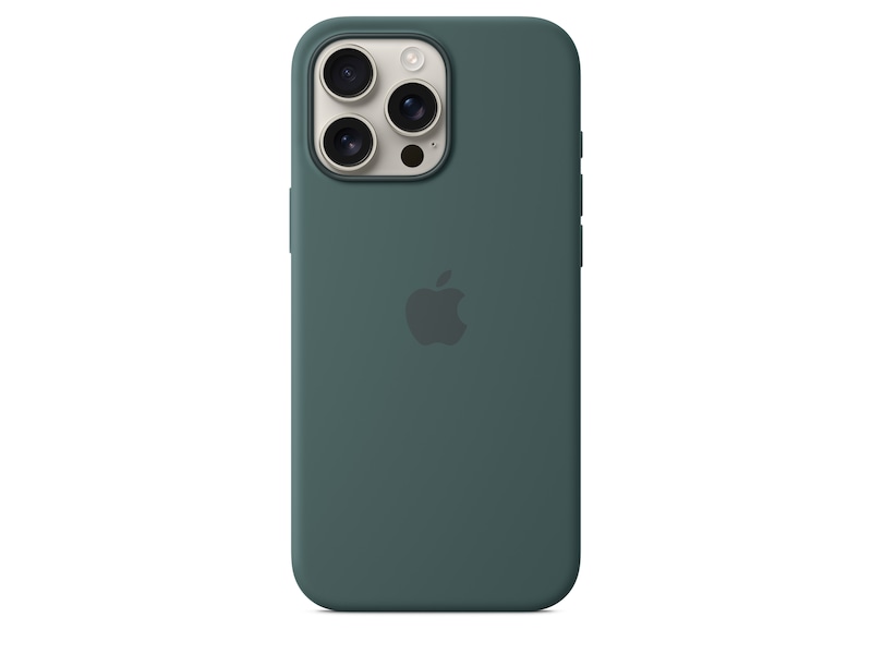 Apple iPhone 16 Pro Max Silikonecover (søgrøn) Mobilcover