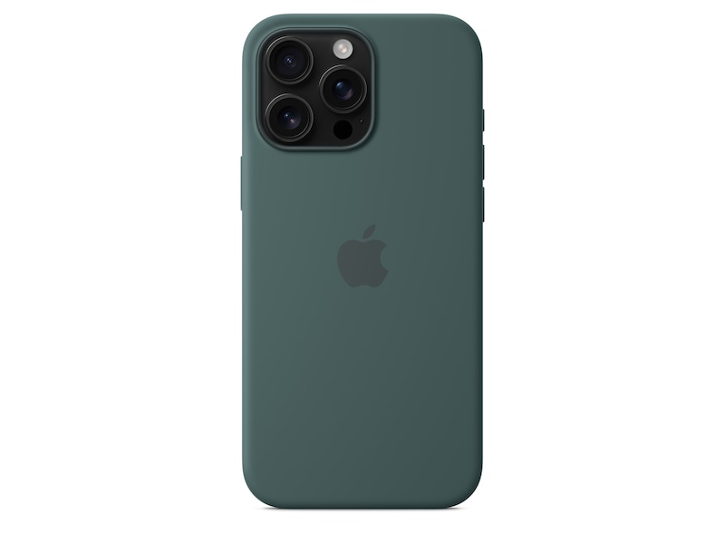 Apple iPhone 16 Pro Max Silikonecover (søgrøn) Mobilcover