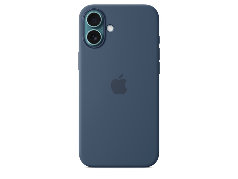 Apple iPhone 16 Plus Silikonecover (denim blå) Mobilcover