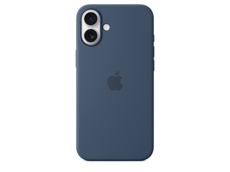 Apple iPhone 16 Plus Silikonecover (denim blå) Mobilcover