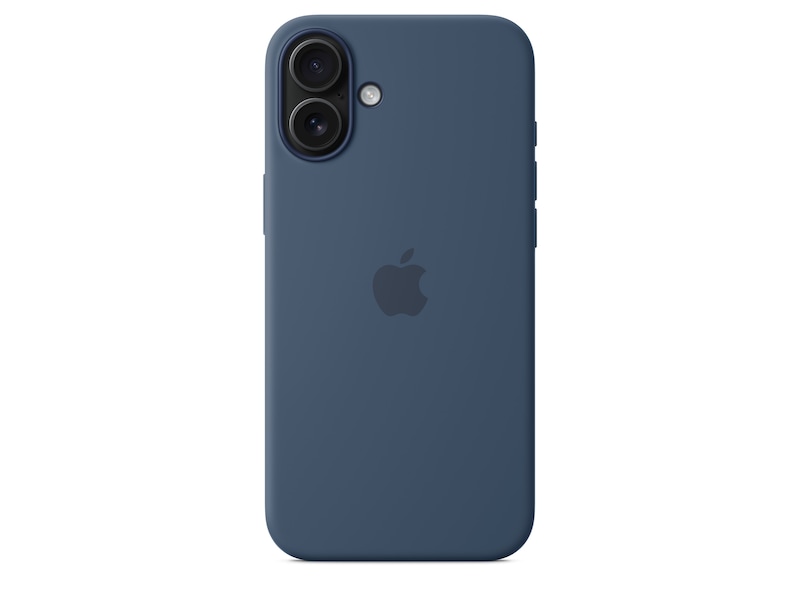 Apple iPhone 16 Plus Silikonecover (denim blå) Mobilcover