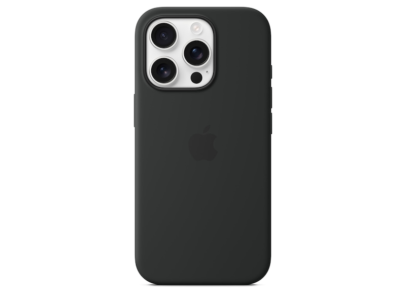 Apple iPhone 16 Pro Silikoncover (sort) Mobilcover