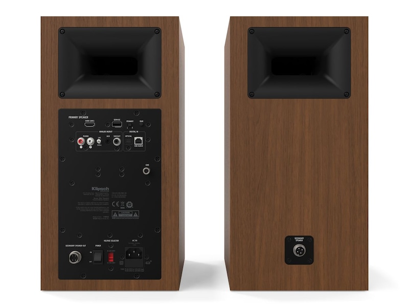 Klipsch The Seven  6,5" aktive højttalere (walnut) Højttalere