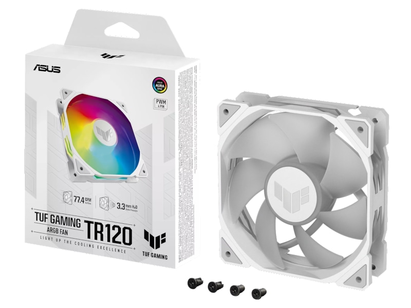 Asus TUF Gaming TR120 ARGB Ventilator (hvidt) Blæsere