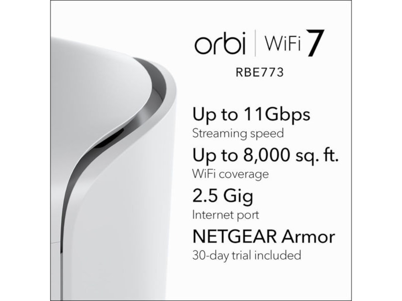 Netgear Orbi RBE773 3-pack mesh Routere