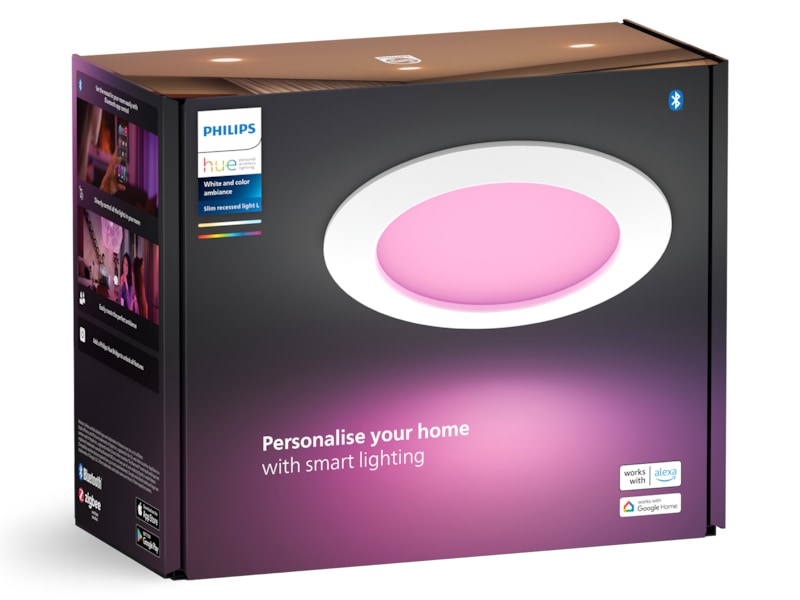 Philips Hue Slim indbygningsspot 170 mm (hvid) Loftlampe