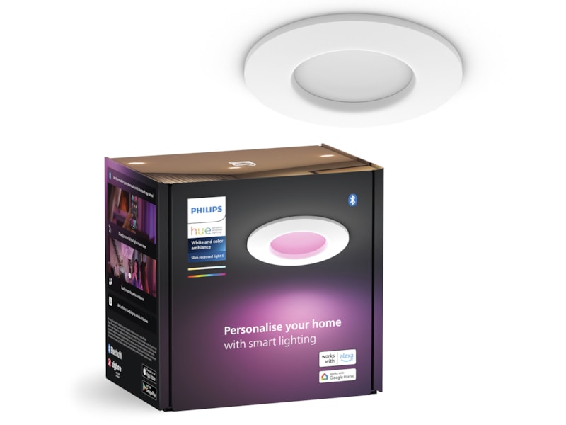 Philips Hue Slim indbygningsspot 90 mm (hvid) Loftlampe