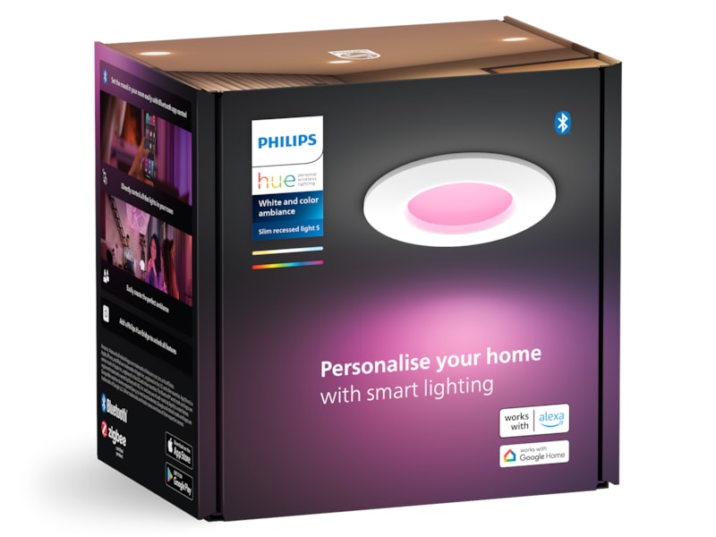 Philips Hue Slim indbygningsspot 90 mm (hvid) Loftlampe