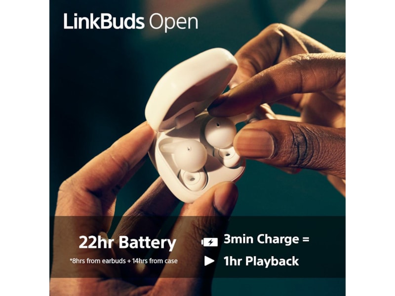 Sony Linkbuds Open True Wireless Earbuds (lilla) In-ear høretelefoner