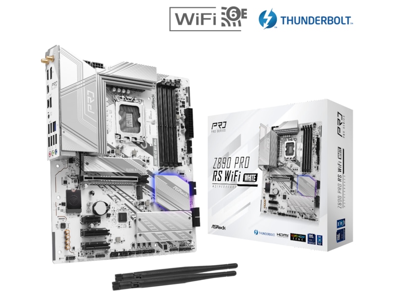 ASRock Z890 PRO RS WIFI Bundkort (hvidt) Intel Socket