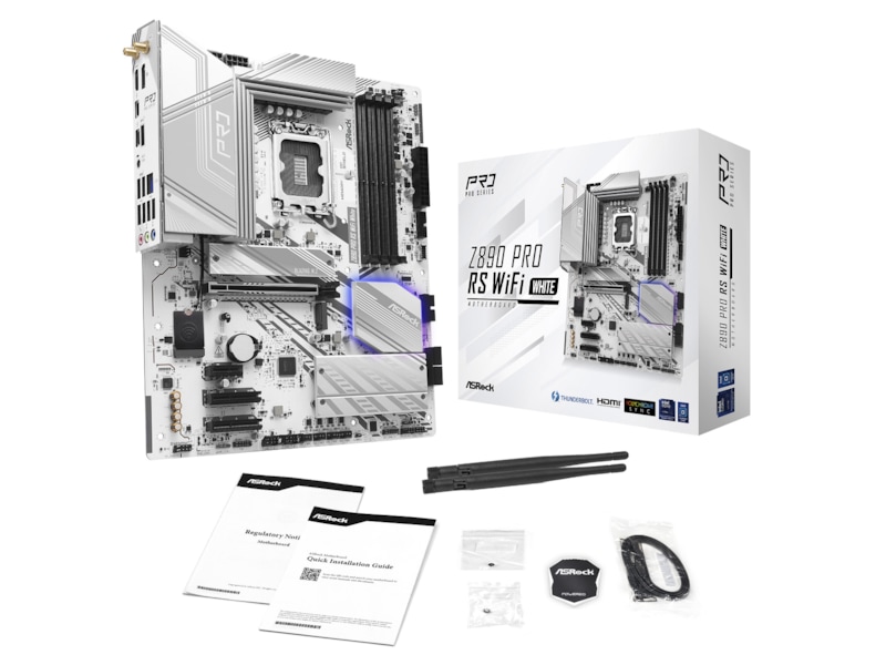 ASRock Z890 PRO RS WIFI Bundkort (hvidt) Intel Socket